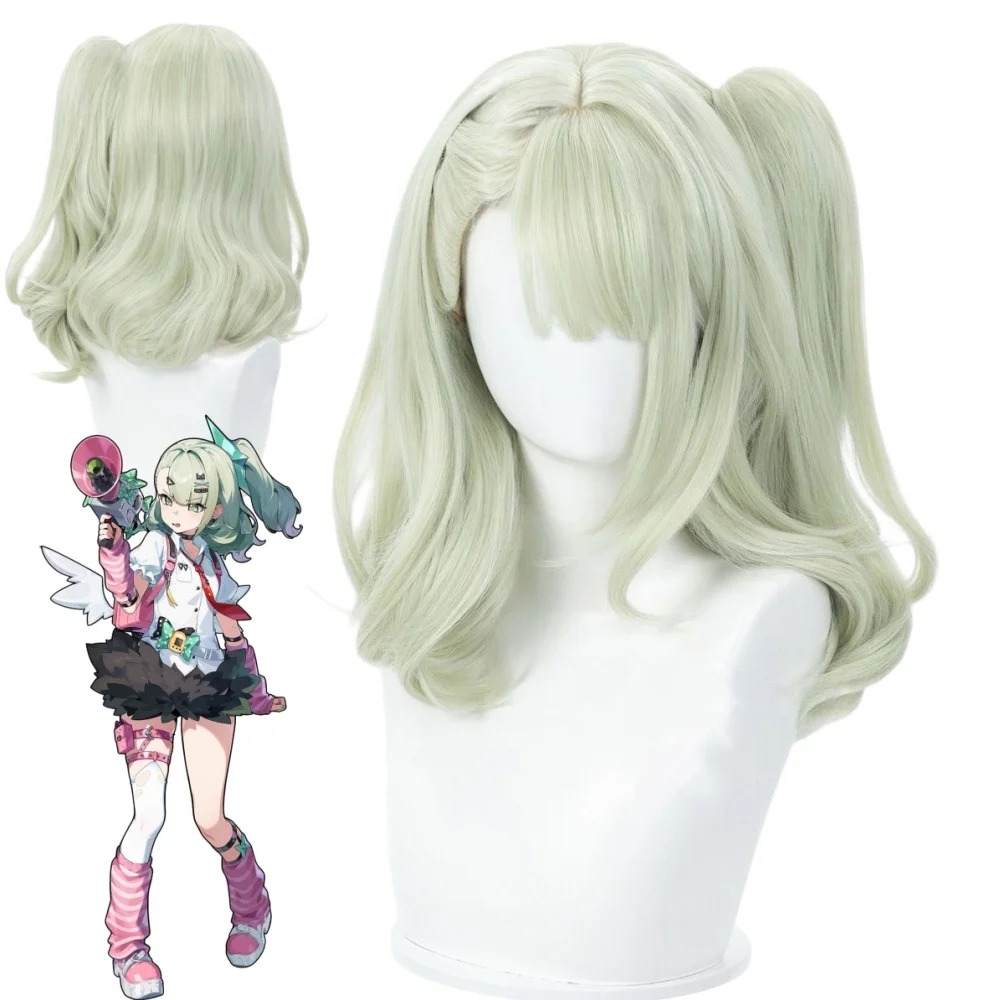 

Zenless Zone Zero Sunna Cosplay Wig Anime Game ZZZ Sunna Hair Halloween Party Prop Rose Net Wigs