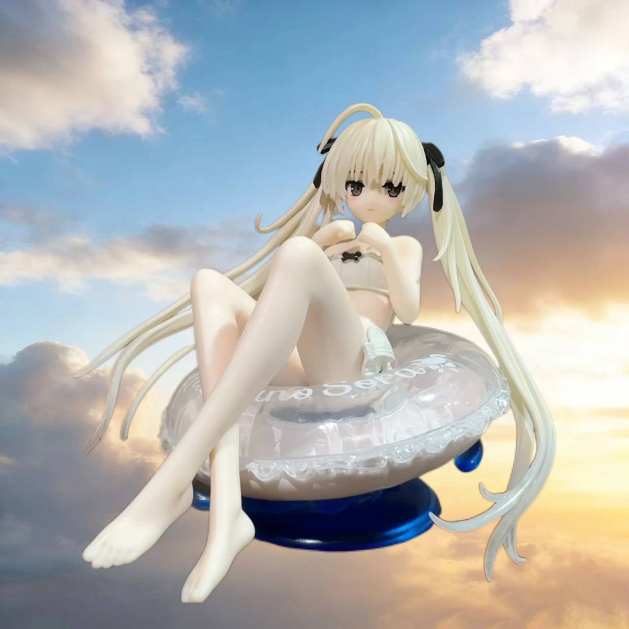 Figura de Anime Kasugano Sora de 10cm/4in, Yosuga No Sora Aqua Float, Modelo de PVC, Decoración de Escritorio, Colección de Adornos, Juguete