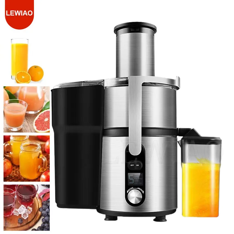 Large Caliber Juicer Residue Separation Household Low-speed Fruit Vegetable Multi-functional Juicer Commercial Electric Juicer