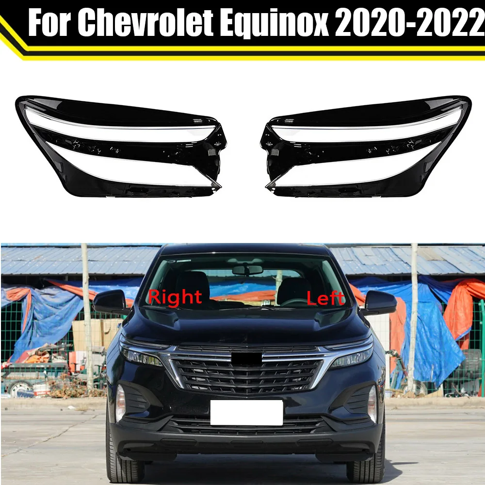 Car Headlamp Cover Headlight Lens Clear Caps Transparent Lampshade Bright Shell Lens CasevFor Chevrolet Equinox 2020 2021 2022