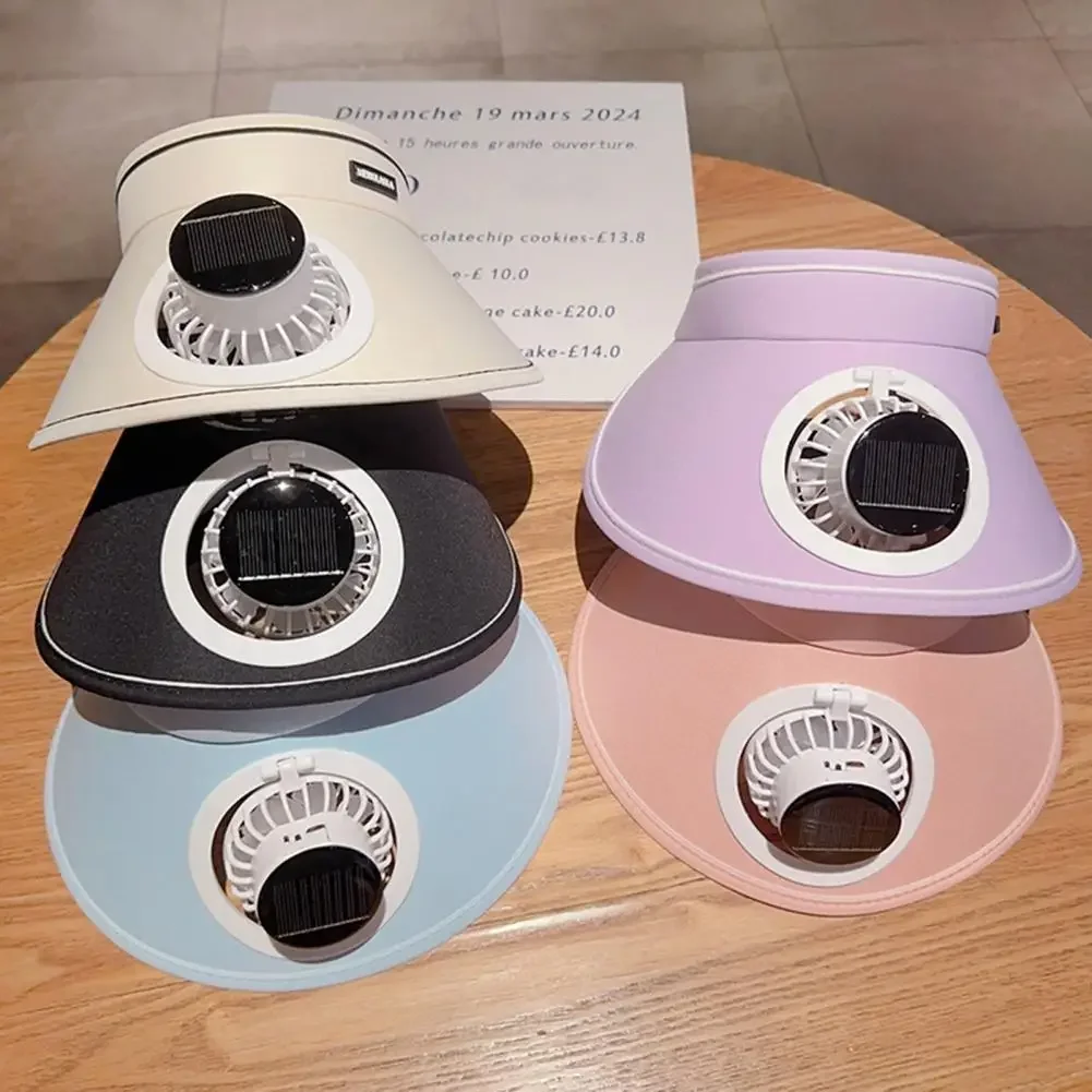 

Мужская и женская шляпа от солнца с вентилятором, уличная шляпа с козырьком и вентилятором на солнечной батарее/USB, защита от ультрафиолета, широкополая охлаждающая солнцезащитная кепка для кемпинга Amagi