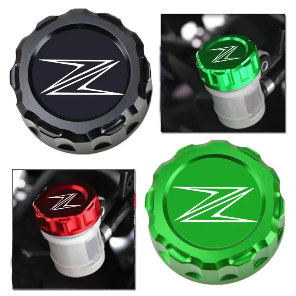 Rear Brake Fluid Reservoir Cover Cap For Kawasaki Z900 Z650 Z750 Z400 Z800 Z1000 Ninja 400 650 300 ZX6R ZX10R