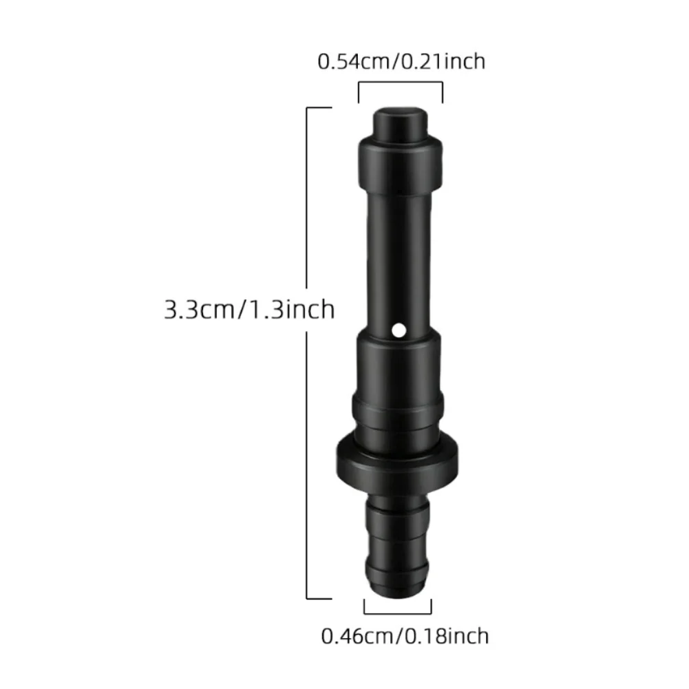 6pcs Black ABS Milk Tube Connector For NIVONA Coffee Machine Milk System Pipe Replacement Parts Kitchen Appliance Accessories