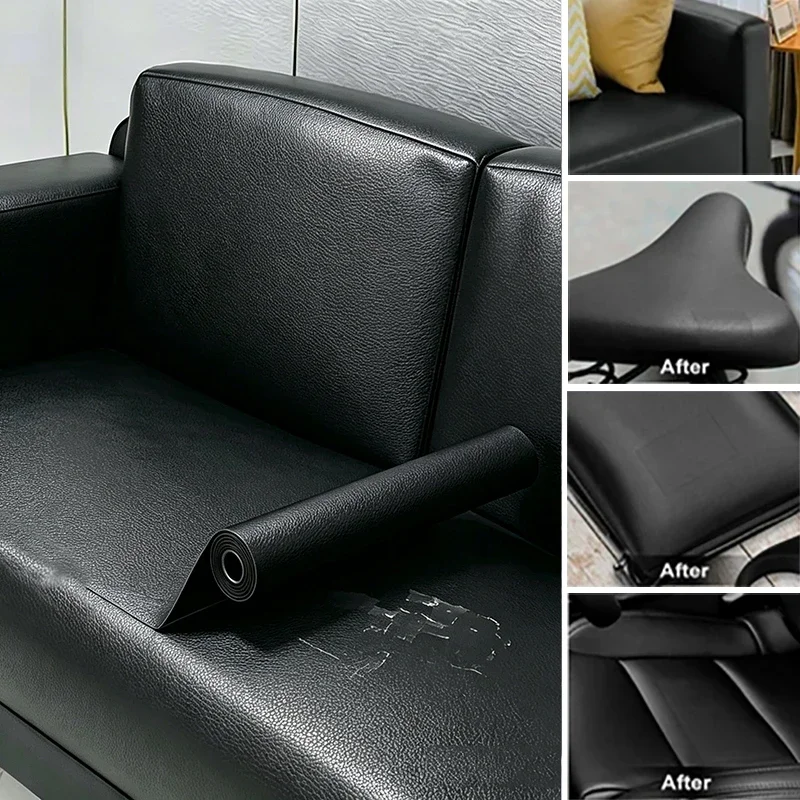 Waterproof Self Adhesive Upholstery Repair Tape Durable Anti Scratch Leather Patch for Household Sofa Chair Fixing