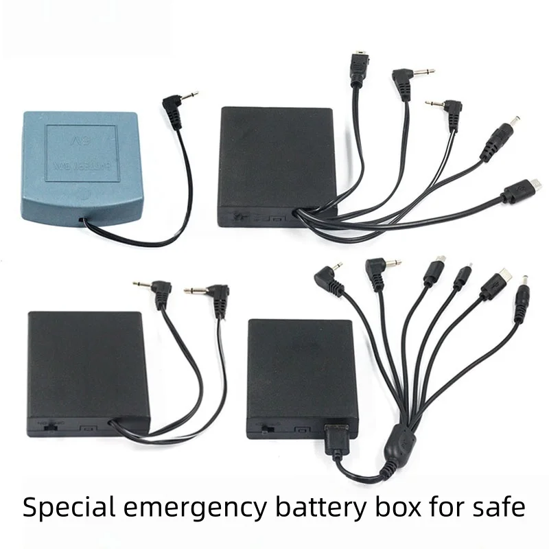

External power supply box for safe, backup emergency safe battery box 6v, universal for smart door locks
