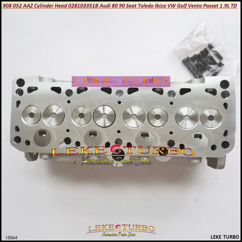 908 052 AAZ 028103351B Complete Cylinder Head Assembly For Audi 80 90 91- For Seat Toledo Ibiza For VW Golf Passat Santana 1.9L