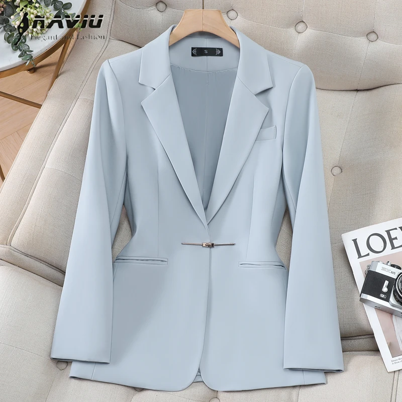 

NAVIU Весенне-осенние блейзеры, новый маленький пиджак, женский модный высококачественный профессиональный костюм, офисная женская верхняя одежда