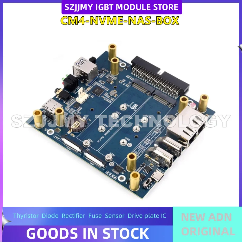 Raspberry Pi CM4 computing module NAS all-in-one host network storage server dual channel solid-state drive 4G