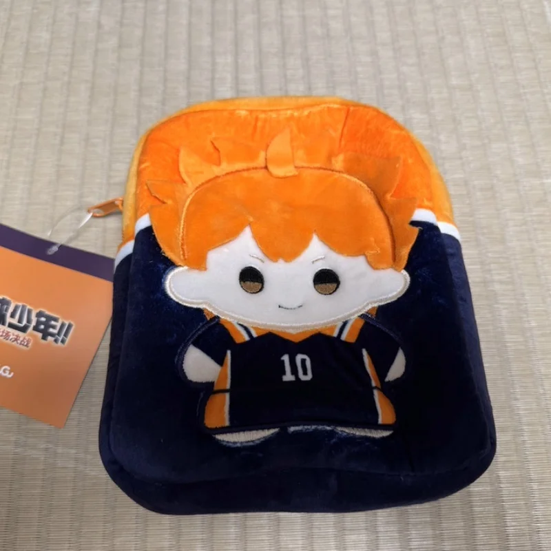 Volleyball Anime Hinata Shoyo Kageyama Tobio Cosplay Kawaii Fluffy Bag Dolls Fans Backpack Ita-Bag Mascot Halloween Xmas Gift