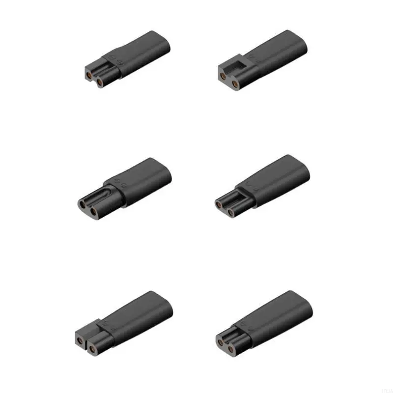 193A 6Pieces Replacement Adapter Type-C Haircutting Power Adapter Plugs