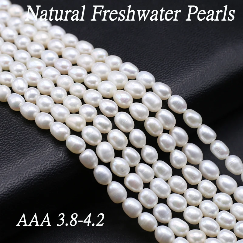 New Natural Zhuji Freshwater Pearl Beads AAA Loose Spacer Pearl Bead for Jewelry Making Diy Necklace Bracelet Accessories