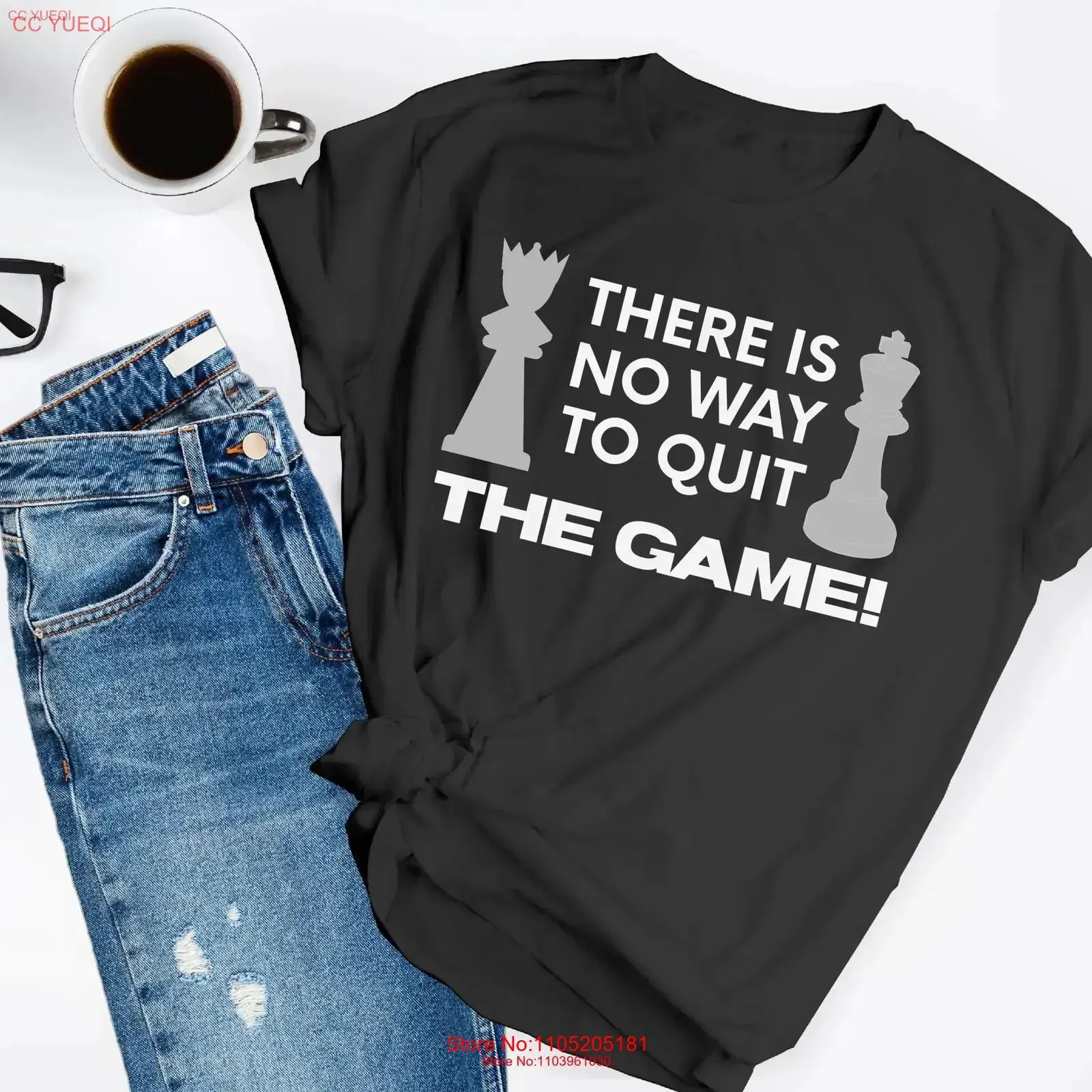 

Father's Day T Shirt for Chess Player There Is No Way To Quit The Game Mom Dad Birthday Gamer vintage Washed