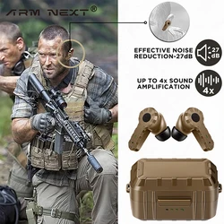 Shooting Ear Protection NRR 27dB Hearing Protection Earbuds Electronic Shooting Earplugs