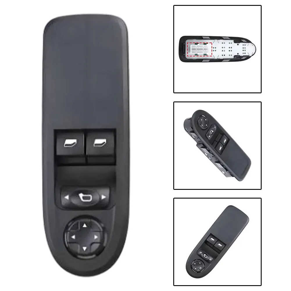 

Car Window Lifter Master Control Switch Replacement Parts 96647495XT For 1Citroen For C1 For C3 2009-2016 For 207 A54R ﻿