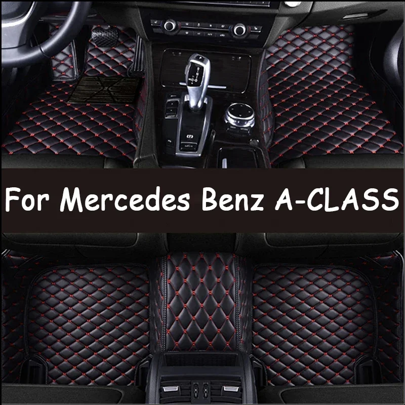Tappetini Auto personalizzati per Mercedes Benz A-CLASS W169 W176 W177 2004-2023 A140-A250 Auto tappeti piede Coche Accessorie