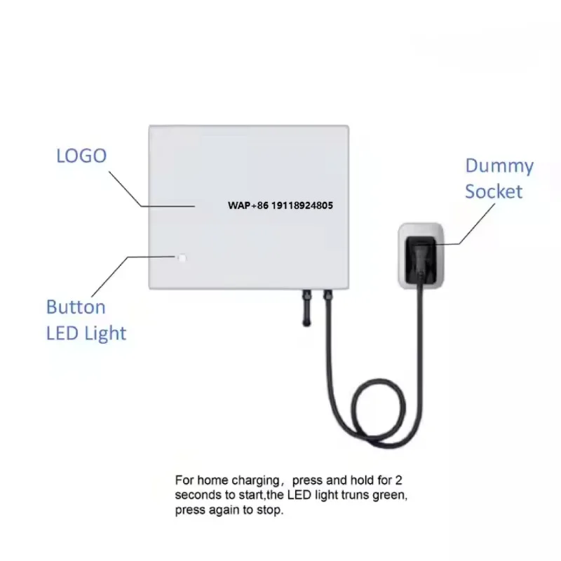 20/30/40kW DC Fast EV Charger Wallbox CCS1 CCS2 GB/T NACS OCPP 380V Home Charging Station Smart Wall Mounted