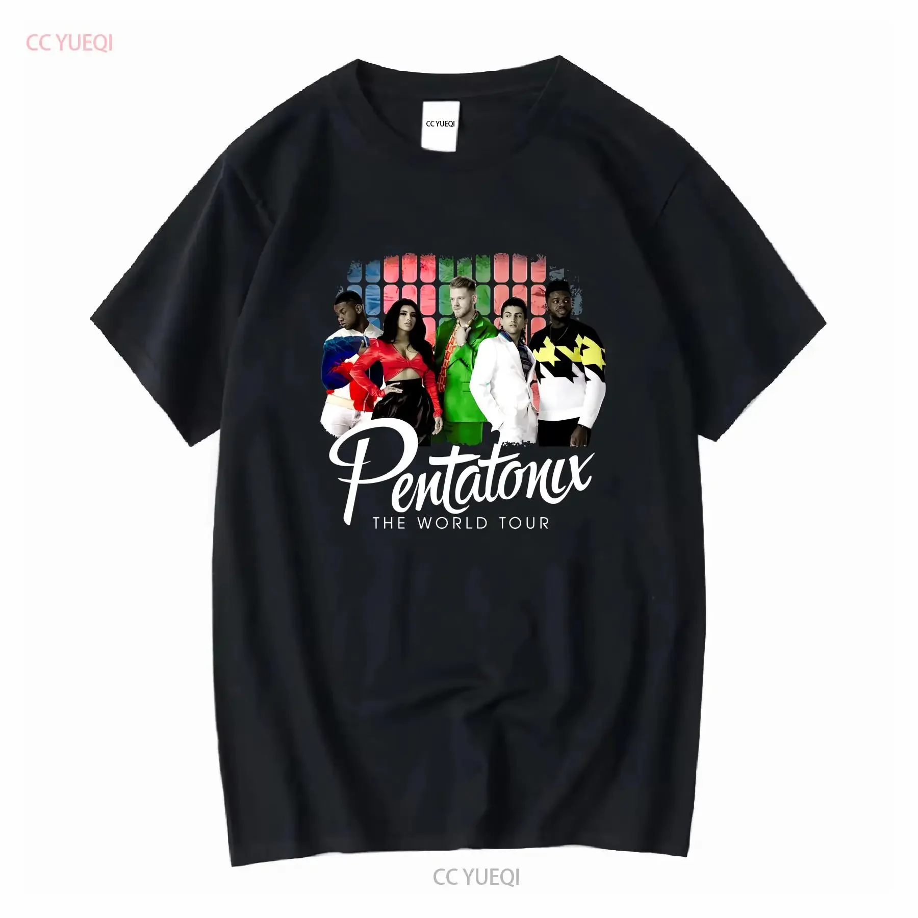 Pentatonix camiseta adulto medio The World Tour Canfield Ohio Vocalist Music Merch manga larga o corta vintage lavado
