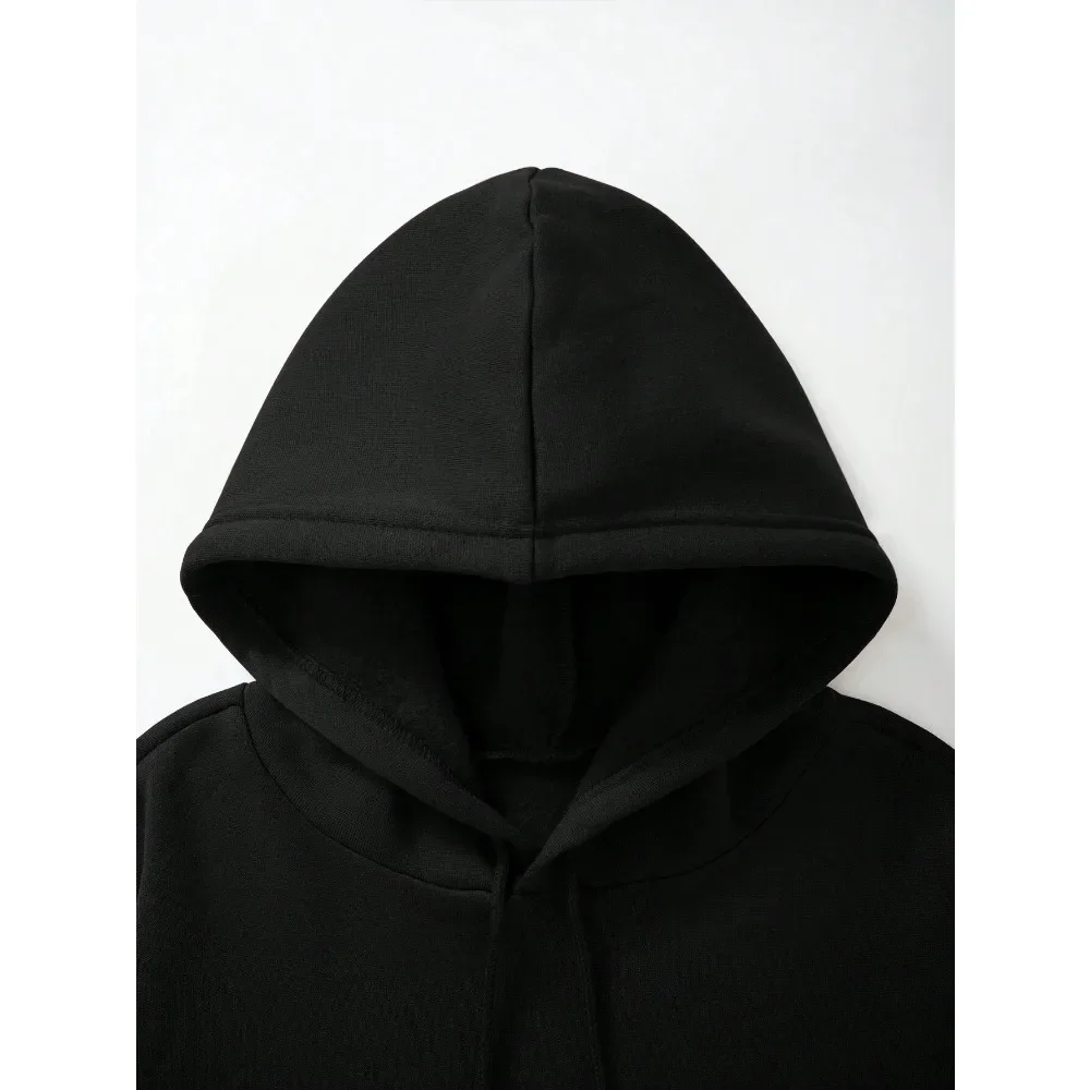 IM OK - سويت شيرت رجالي بقلنسوة ملابس رياضية كبيرة الحجم للرجال مع مطبوعات جرافيك من Deadpool Hip Hop Y2K مجموعة جديدة لعام 2025