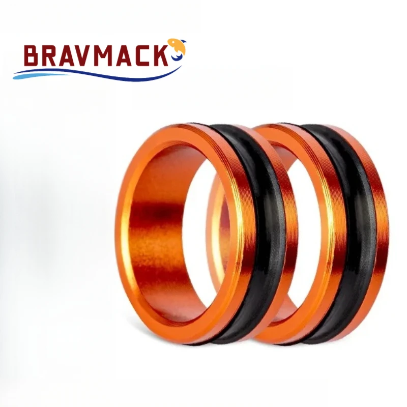 BRAVMACK 1pc/2pcs Alloy cable ring Fast line cutting Anti-slip Protect hands/fishing reel Tighten the leader knot fishing tools