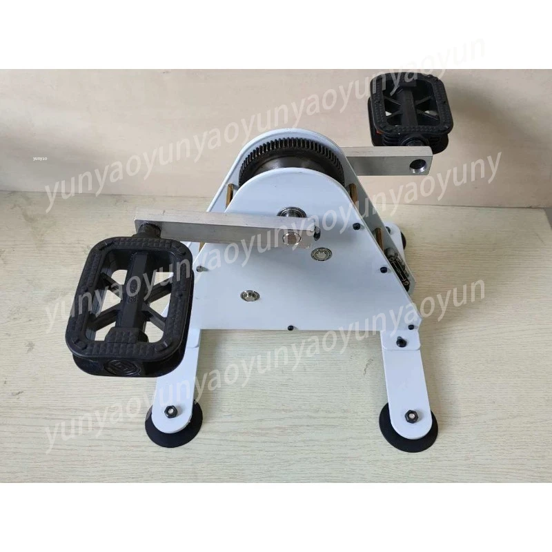 Foot Pedal Power Generator - Hand Crank Exercise & Rehabilitation Machine