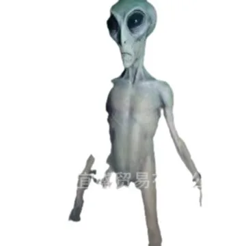 Halloween Space UFO & Aliens Figurine - Roswell Alien Resin Decor, Cute Halloween Gift, Unique Home Ornament