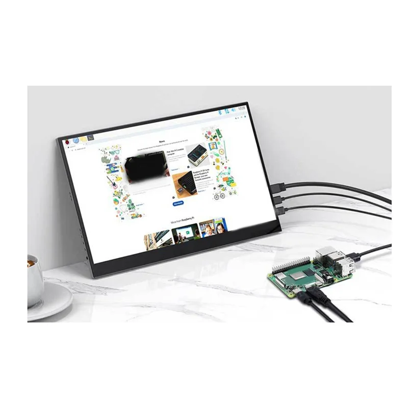 AAAEL-For Waveshare 15.6Inch LCD Touch Monitor (C),1920 X 1080 Full HD, IPS Screen,Optical Bonding Toughened Glass Panel