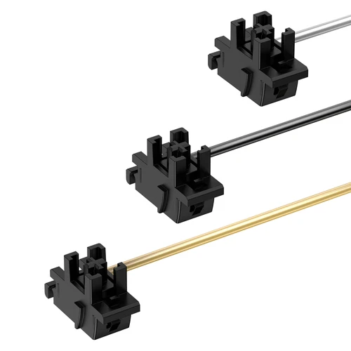 Estabilizadores de montaje en placa DUROCK V3, innovadores vástago precortado para cables mínimos Wobble 2U 6.25U 7U Estabilizadores de teclado de placa V3