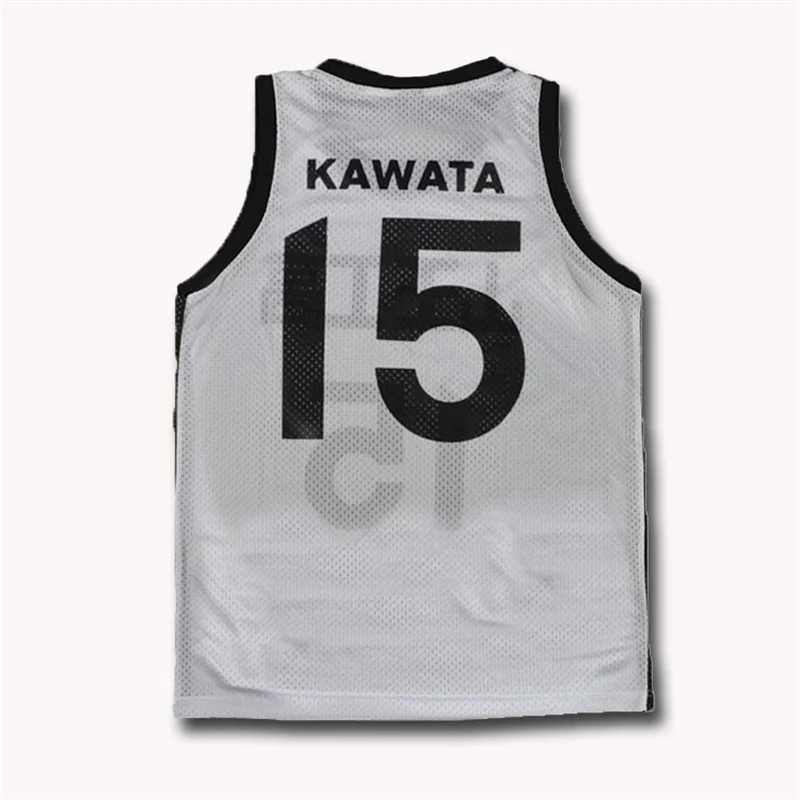 Sannoh Shohoku szkoła drużyna koszykówki Jersey Anime przebranie na karnawał biały Akita Eiji Sawakita Jersey topy odzież sportowa mundurek