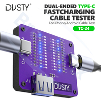 DUSTY TC-24 Type-C Cable Tester Supports Type-C/USB Interfaces for Apple Android Devices Type-C/USB Interface Cable Testing Tool