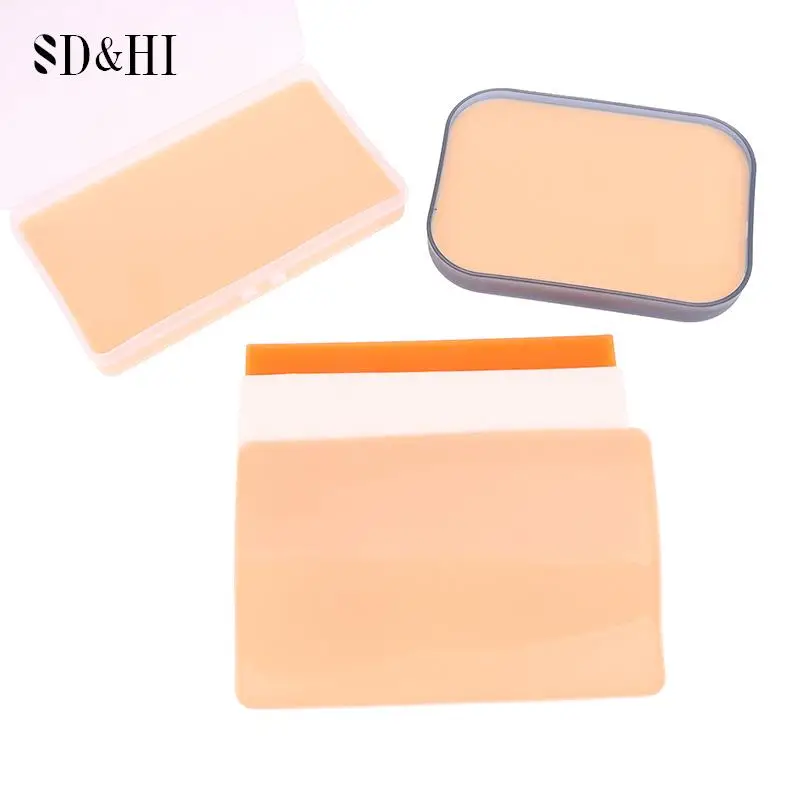 1PC Medical Skin Pad With Veins For Intravenous IV Injection & Suturing Training 3 Layers Human Skin Model Suture Pad