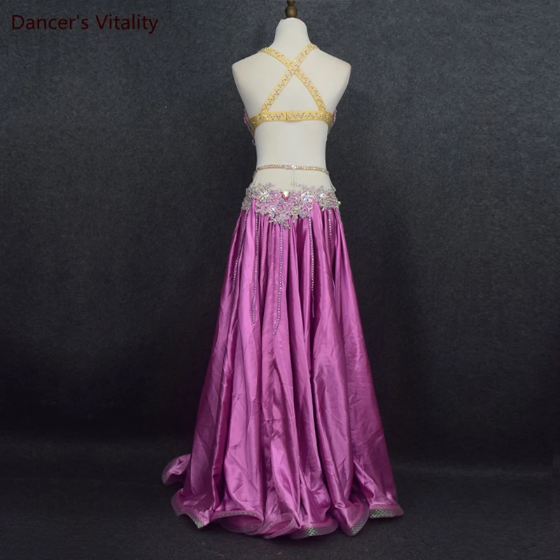 Belly Dance Competition Clothing Senior AB Stones Bellydance Performance Suit High-End Custom Oriental Dance Wear Female Outfit