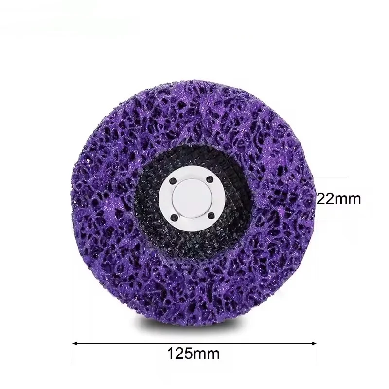 100/125mm Coral Disc Poly Strip Disc Diamond Grinding Wheel Flap Disc for Angle Grinder Paint Rust Removal Clean Abrasiv