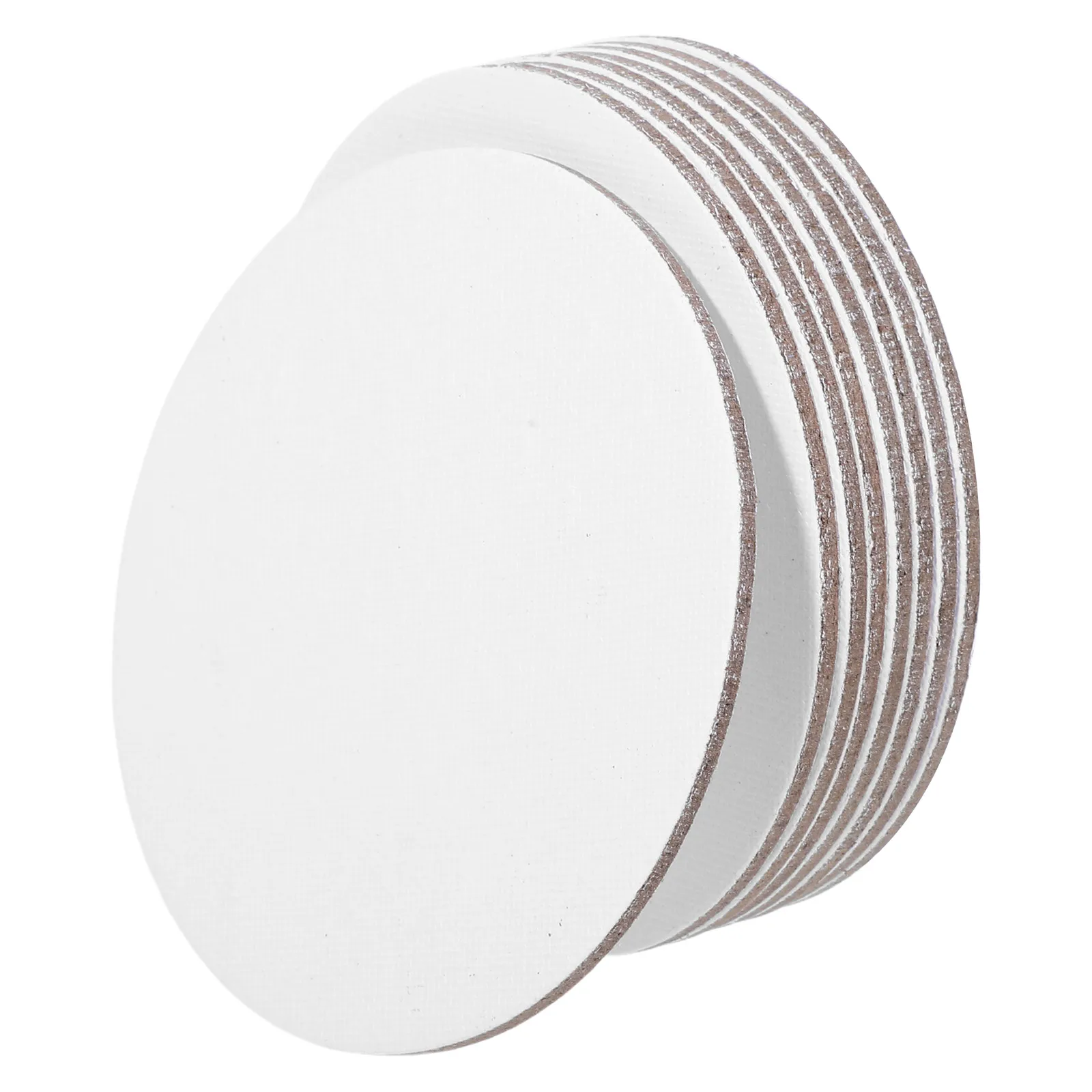 

8pcs Canvas Panels Oil Painting Board Set Sketchpad Round Small Canvases Class Durable Cotton Boards Media Gift