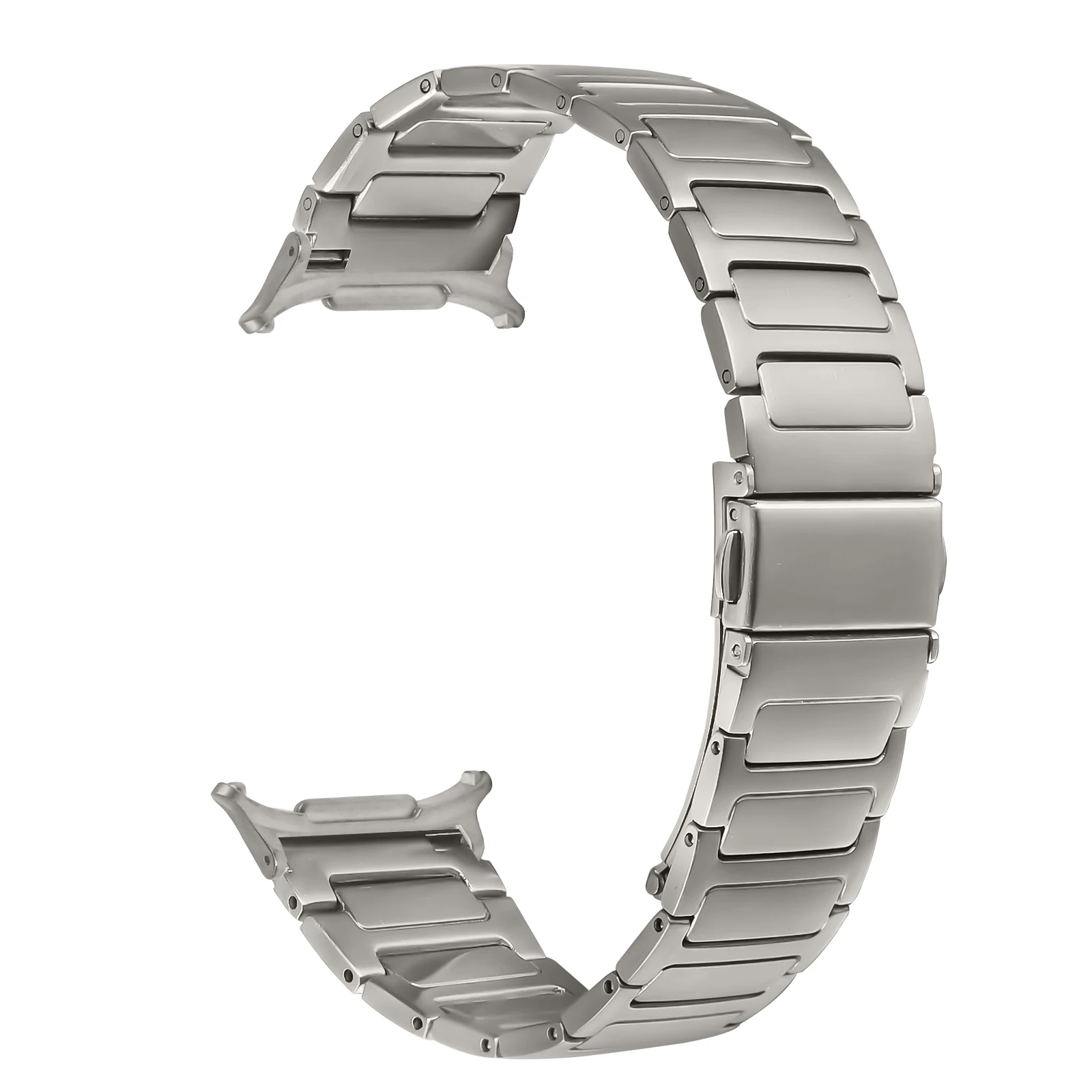 สายคล้องโลหะสําหรับ Samsung Galaxy Ultra 47 มม.ธุรกิจบุรุษสร้อยข้อมือสแตนเลสไม่มีช่องว่างสําหรับ Galaxy Ultra 47