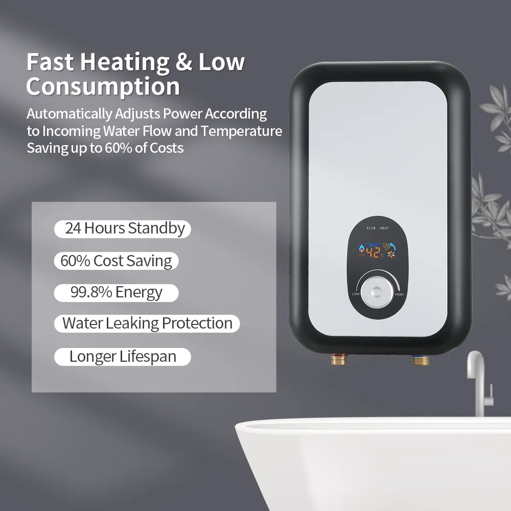 Scaldabagno elettrico istantan - Home Bathroom Geyser recensione e prezzo