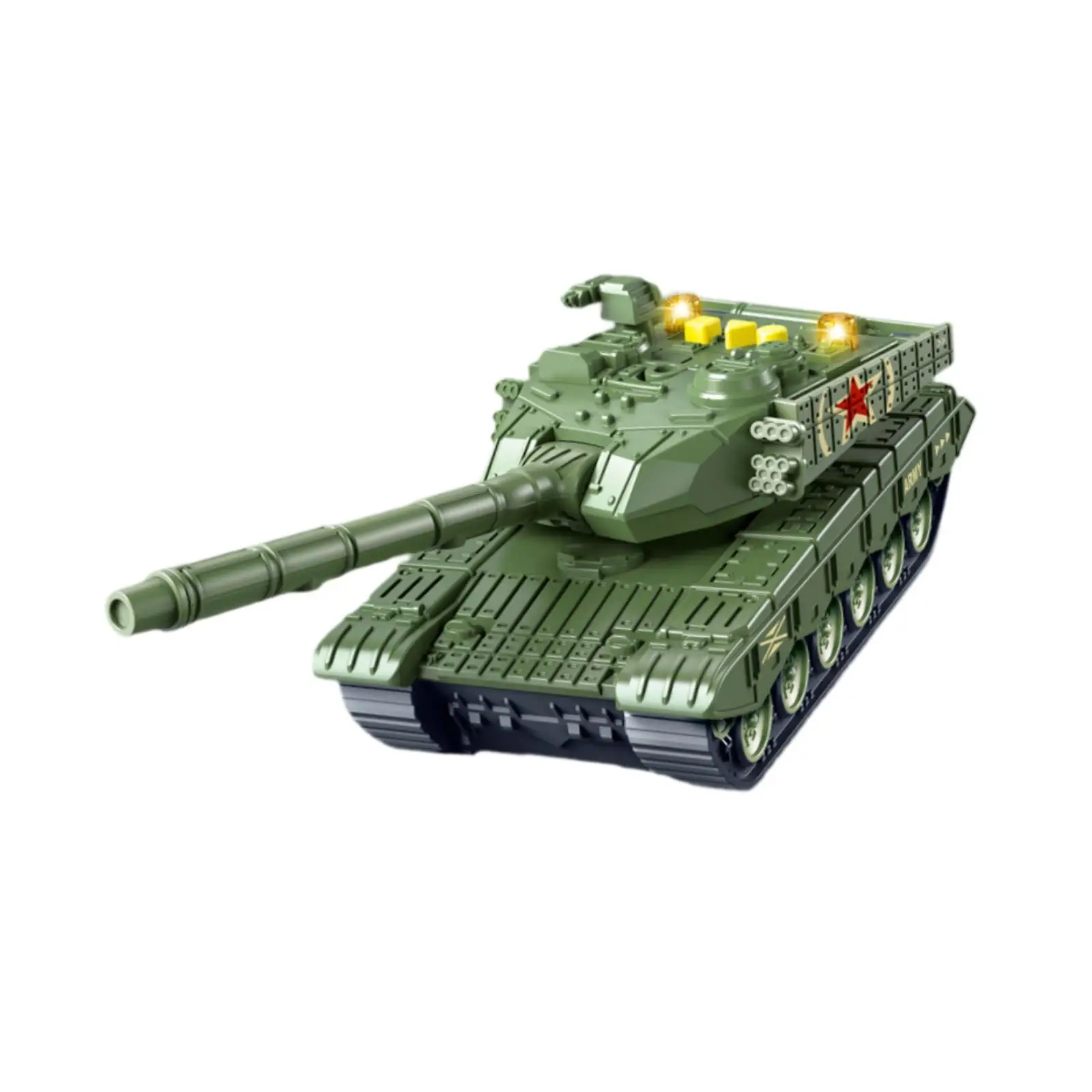 Inertia Driven Tank Toy Early Development for Ages 4-7 Years Old Children