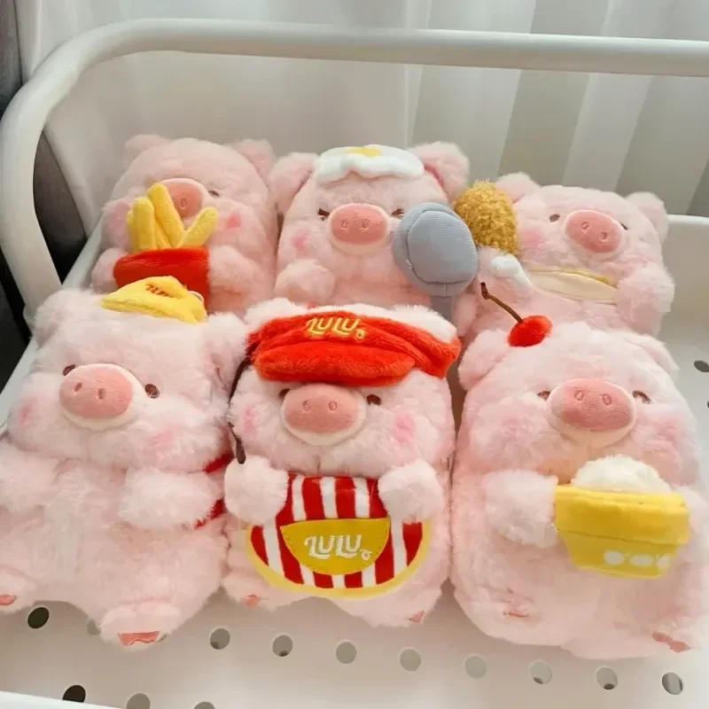 

Lulu Pig House Pig Deliver Series Animal Plush Pendant Cute Doll 6 Pcs Different Dolls Kawaii Plushien Birthday Toys