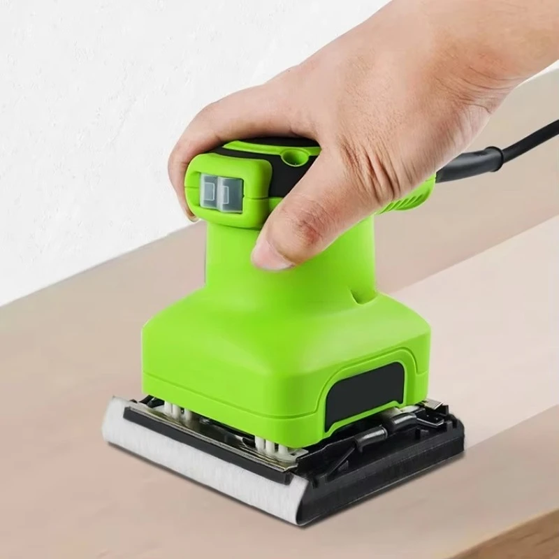 أدوات كهربائية محمولة بقدرة 240 وات، ماكينة سنفرة كهربائية مدارية عشوائية مع ورق صنفرة، ملمع جمع الغبار القوي #6