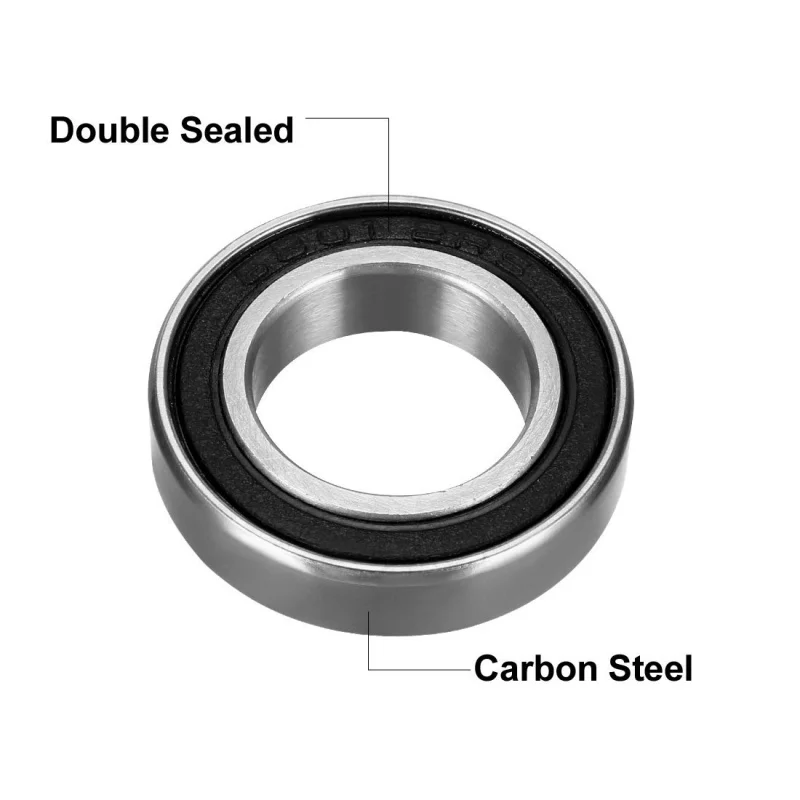 10pcs 6800 6801 6802-2RS Deep Groove Ball Bearings Double Sealed Bearing Steel Bearings