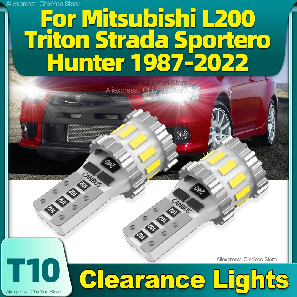 

T10 Canbus Led Bulb 194 168 W5W Clearance Light For Mitsubishi L200 1987-2000 2001 2002 2003 2004 2005 2006 2007 2008 20092022