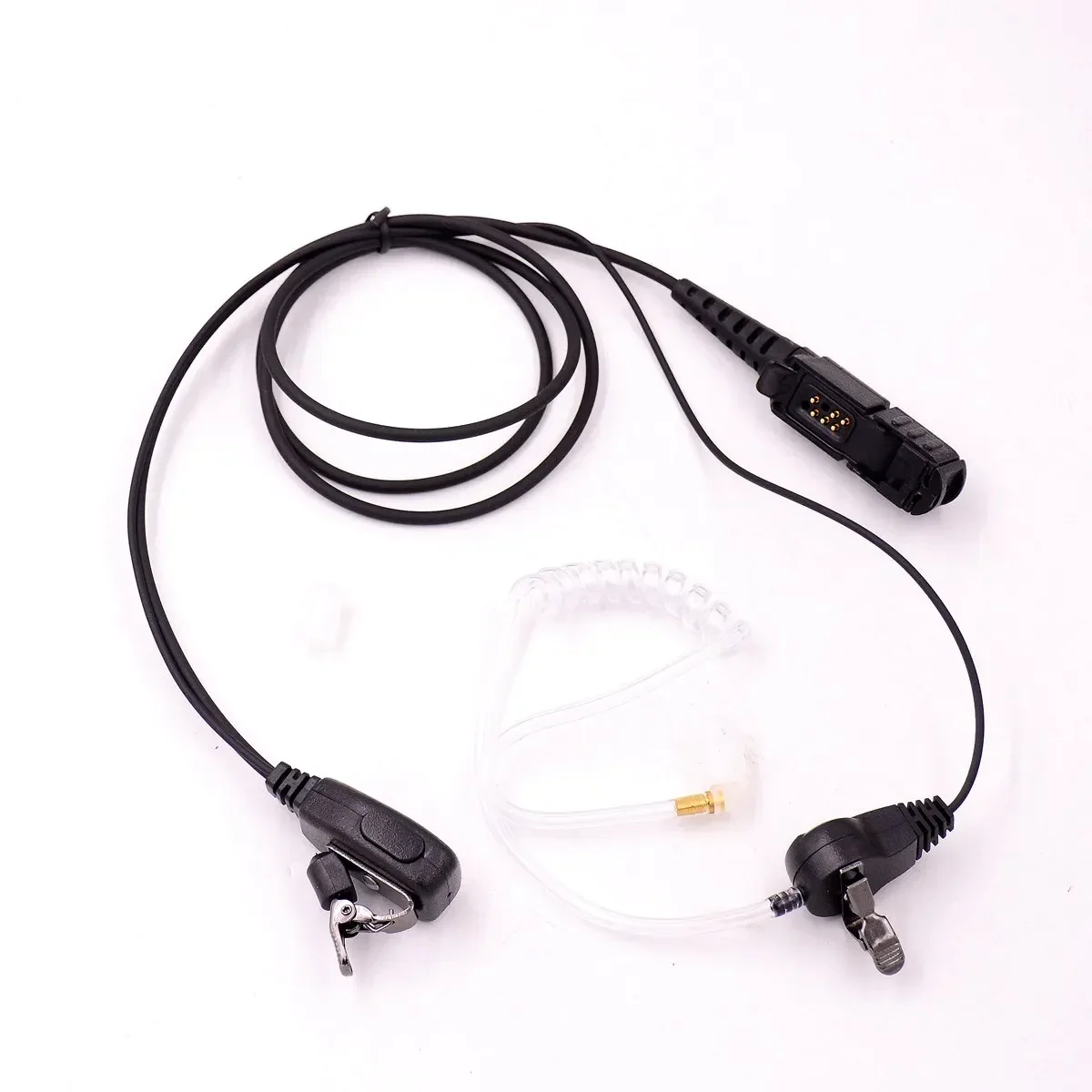 Acoustic Air Tube Headset with PTT Key for Motorola DEP550 DEP570 DP2000 XIR P6600 P6608 E8600 XPR 3300 Radio Mic Earpiece