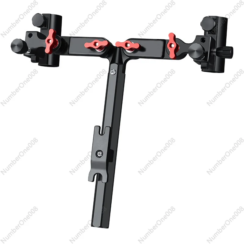 

Складное универсальное двойное крепление для пистолета «один-два» из магниевого алюминиевого сплава с двойной головкой и двойным стержнем