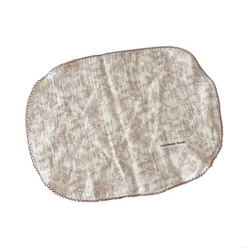 

Q22D Breathable Cotton Baby Sleep Pillow Gentle & Comfortable Pillow Towel with Multi-pattern Designs for Restful Sleep