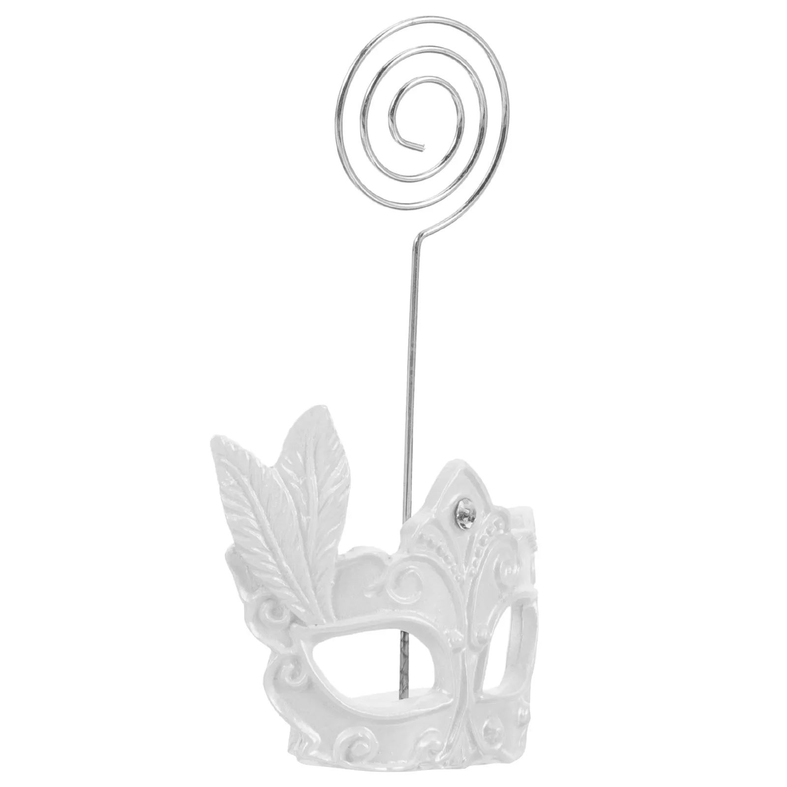 Resin Picture Holder Table Number Stand Mini Clip Place Card Holder Photo Display Clip for Wedding Birthday Home Decor