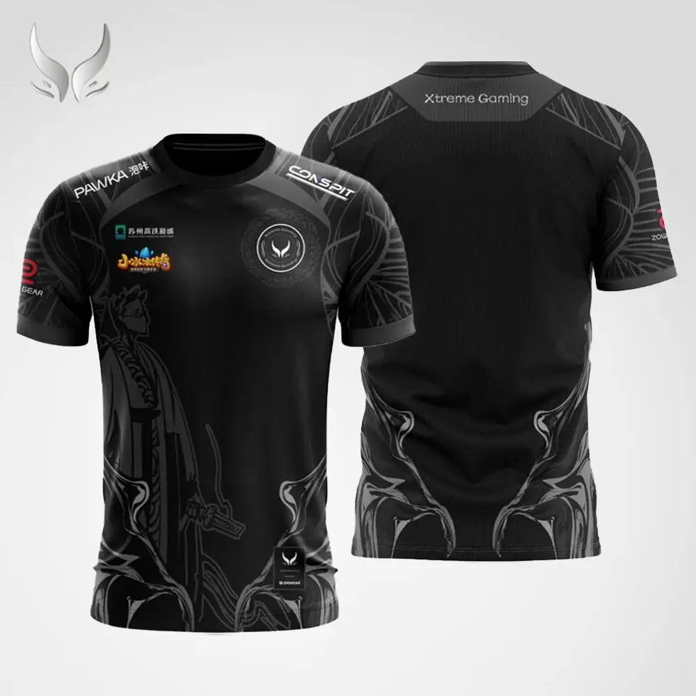 New Xtreme Gaming E-sports Club Apparel Team Members' Same Style DOTA2 Breathable Short Sleeve Fan Customizable T-shirt Gift