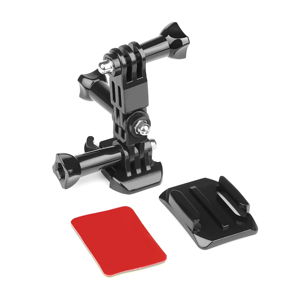 Wholesale 액션 카메라 헬멧 삼각대 마운트 GoPro 영웅 7 8 9 10 Xiaomi 이순신 4K SJCAM SJ4000 SJ5000 SJ7 h9 GoPro 10 액세서리