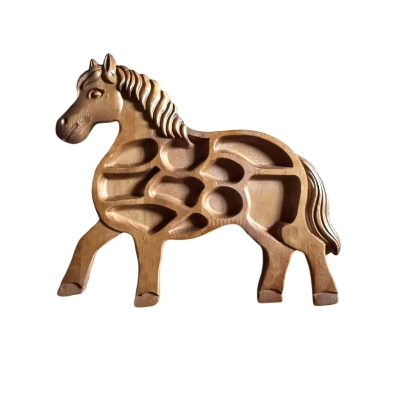 

Handcrafted Wooden Fruit Board In Special Horse Design Great For Entertaining Guests And Presenting Snacks