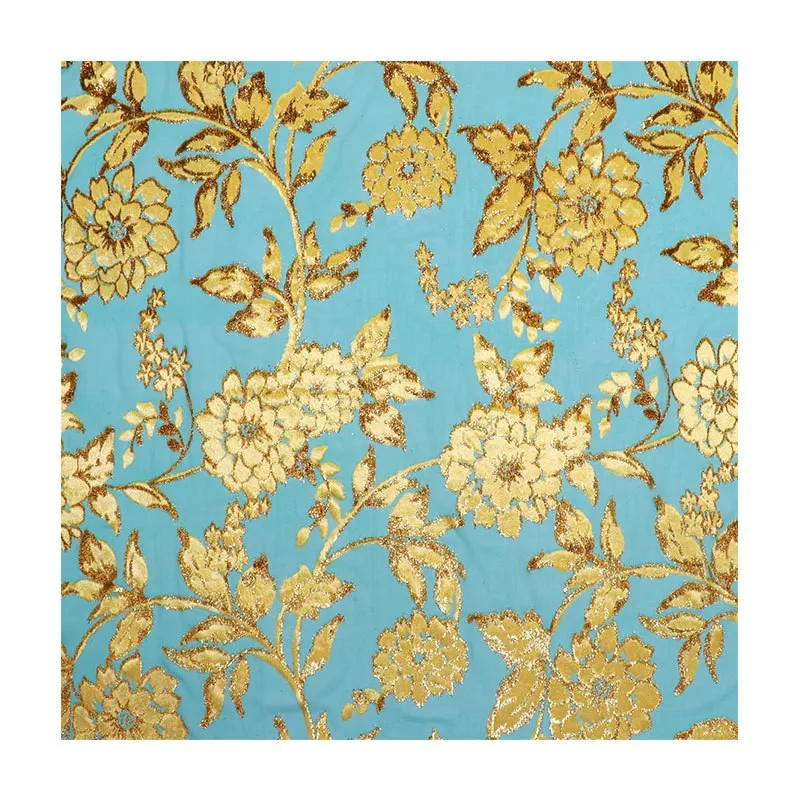 Vestido feito sob medida de alta qualidade e cheongsam feito de tecido de viscose jacquard brocado de veludo tecido