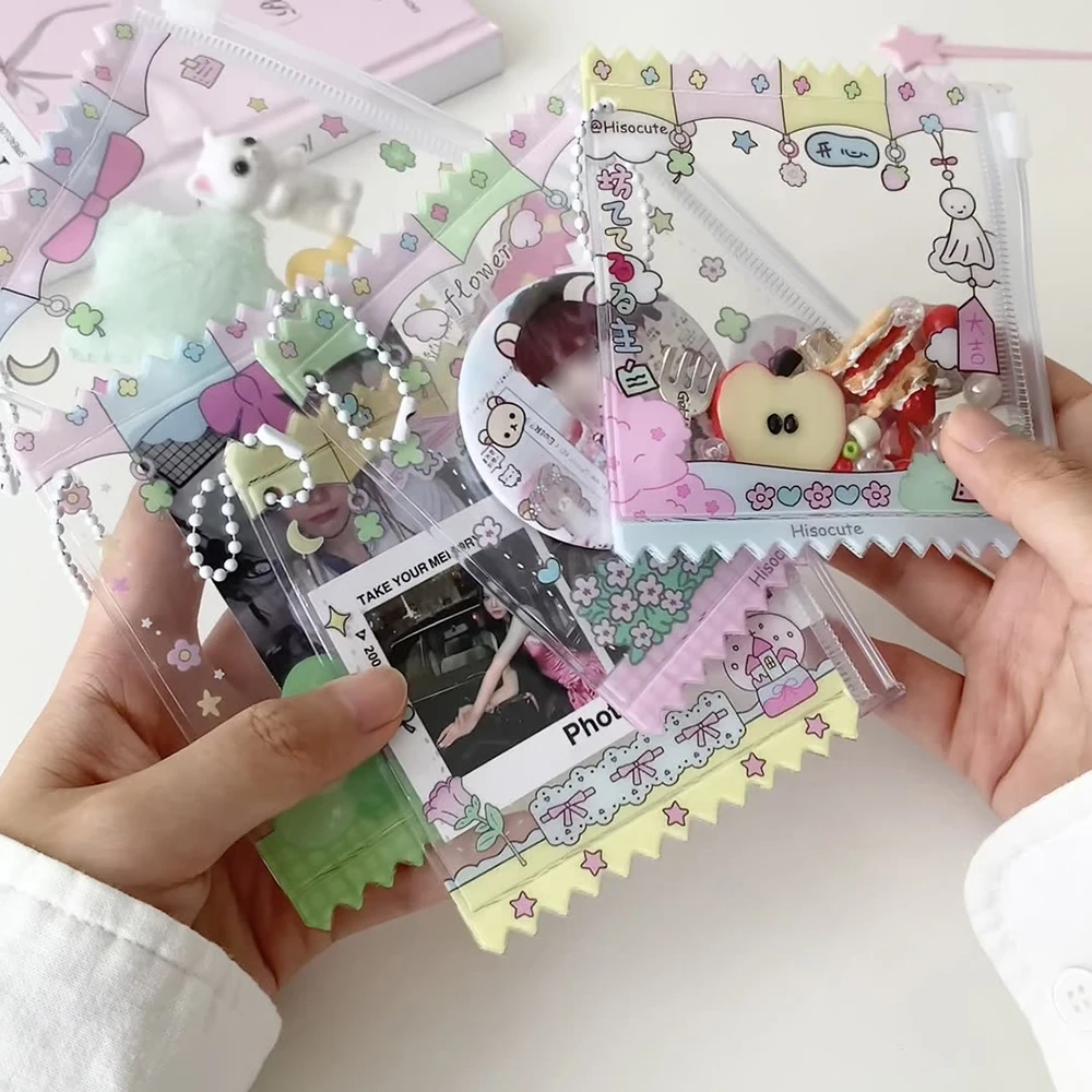 5PCS Cartoon Anime Badges 8.4x5.9cm Bag Pins Protector Case below 70mm Decoration Accessory Card Holder for Bag