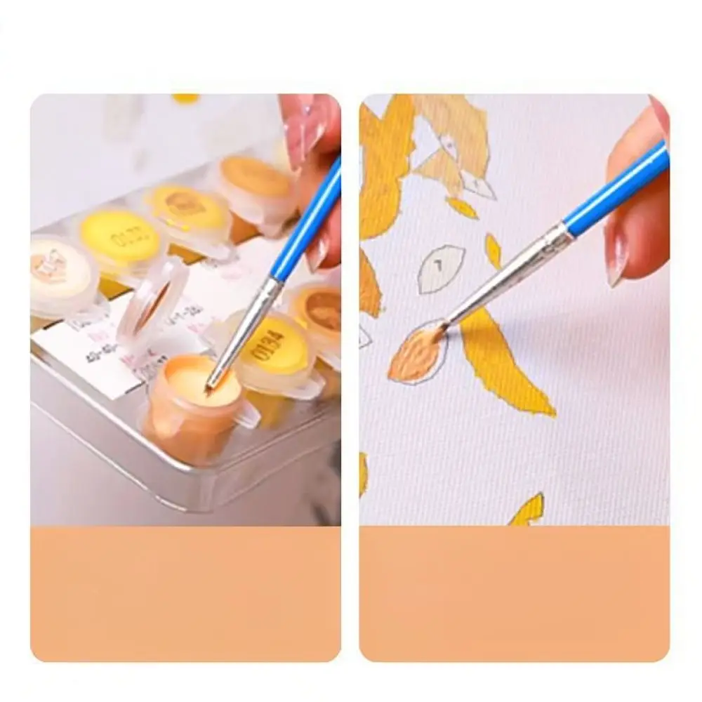 Painting By Numbers Kit Music Girl Series DIY Canvas Art Framed Wall Picture Relaxation Hobby Craft Supplies Set